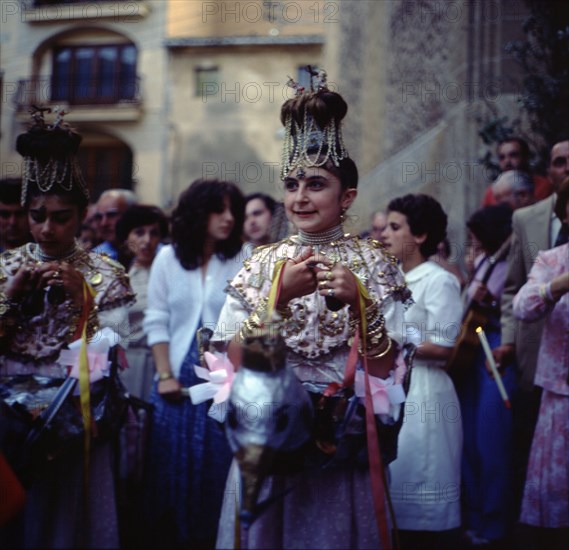 The Eagles', popular characters that dance preceding the procession of Corpus Christi day, held i?