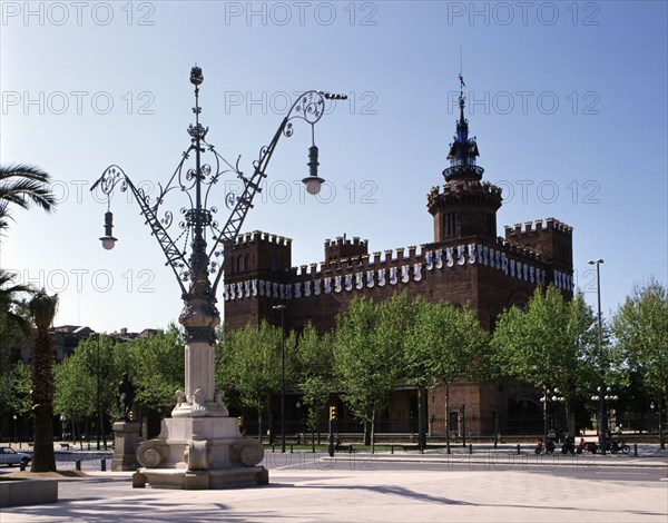 View of the 'Castell dels Tres Dragons' (Three Dragons Castle), built as a cafe-restaurant due to?