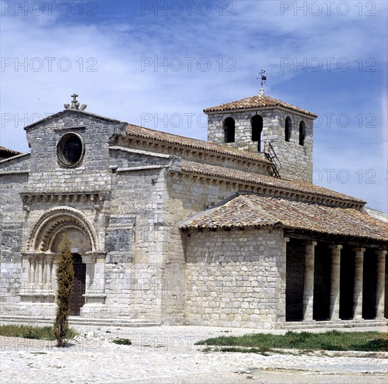 Outside view of the Church of Santa Maria de Wamba.