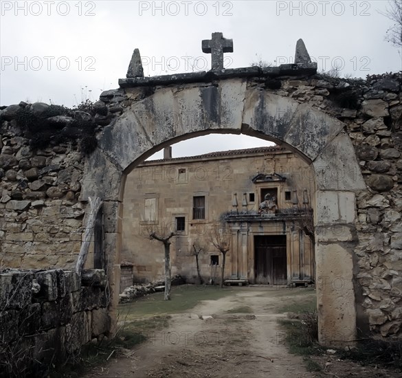 Gateway to the monastery of San Pedro de Arlanza.