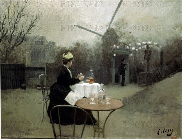 'Plein Air', 1890-91, oil on canvas by Ramon Casas.