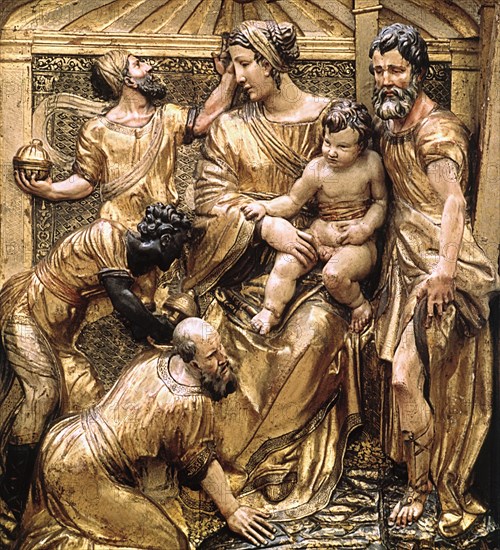 'Adoration of the Magi' by Alonso de Berruguete.