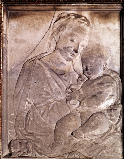 Madonna Panciatichi' by Desiderio Settignano, with the Virgin and Child.