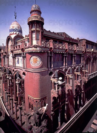 Music Palace, designed by architect Lluis Domenech i Montaner (1850 - 1924).