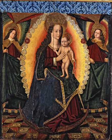 'Our Lady of the Rosary', panel painting from the altarpiece of the church of Saint Paul of Zara?