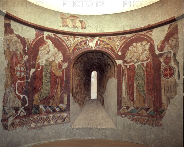 Wall Paintings from the Oriz Palace with Bible scenes.