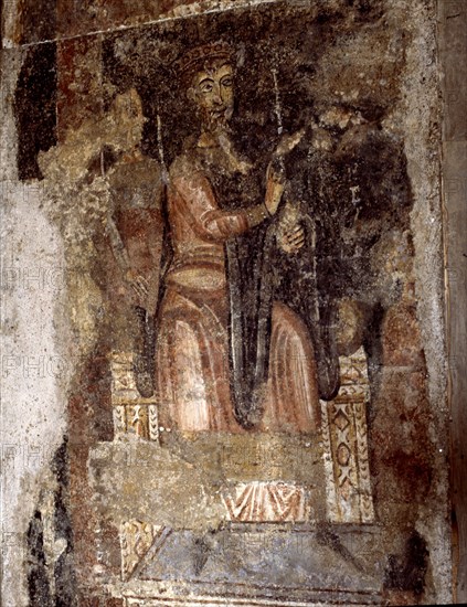 Painting from San Quirze de Pedret (Barcelona).