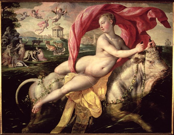 'Rape of Europa', Martin de Vos Oil.