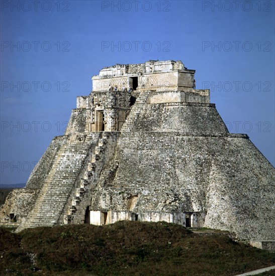 Uxmal, Pyramid of the Magician.