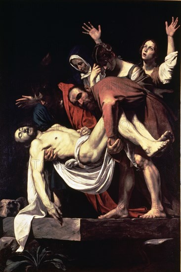 The holy burial', 1602 - 1604, Caravaggio.