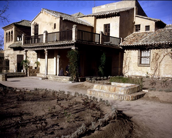 Exterior view of the house of El Greco in Toledo.