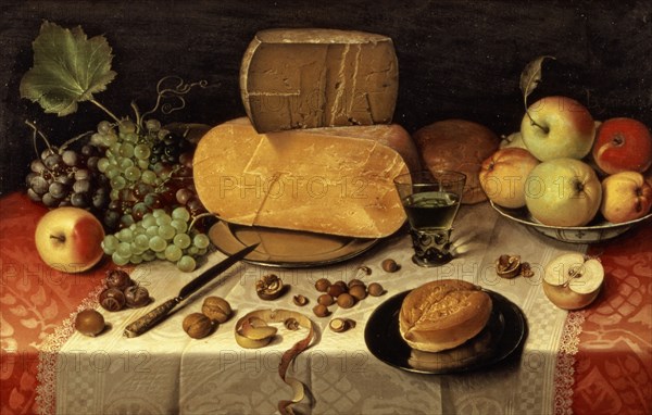 'Breakfast still life', by Floris van Dijck 1613.