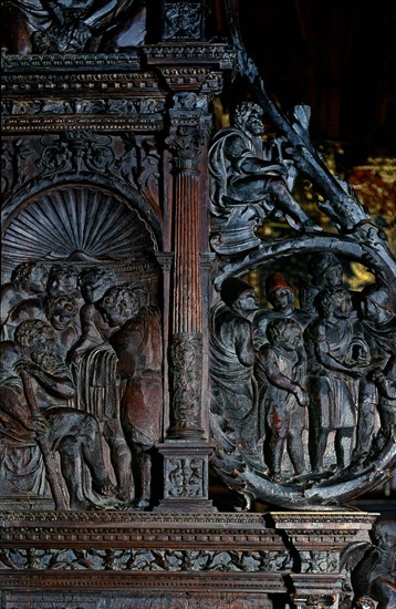 'Scenes from the life of Joseph and his brothers, sons of Jacob', reliefs in the retrochoir of t?