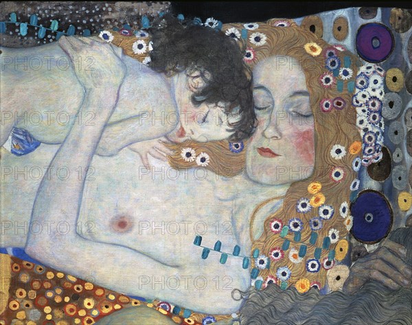 'The Three Ages', detail, 1905, by Gustav Klimt.