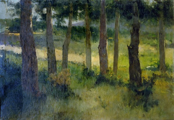 Forest', by Joaquim Vayreda.