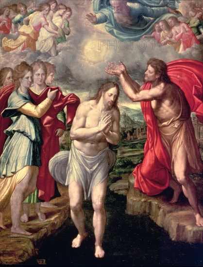 Baptism of Christ' by Juan Fernandez de Navarrete.