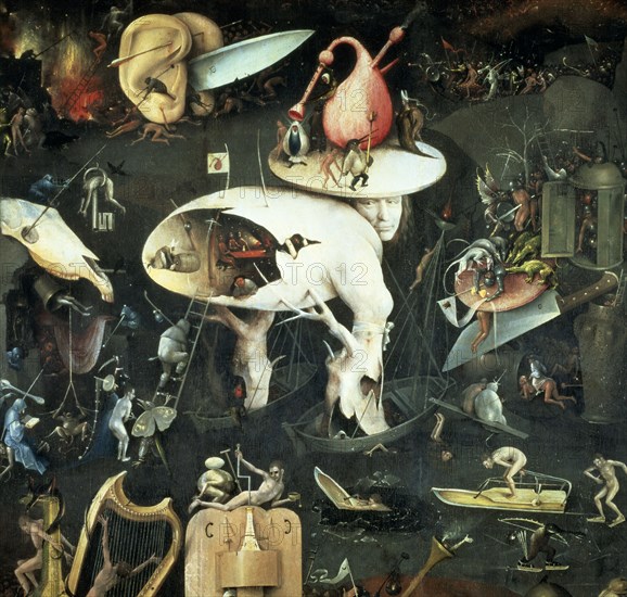 'The Inferno', detail of the right panel of the work 'The Garden of Earthly Delights', by El Bosco.