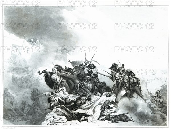 Combat of Benhout during the Egyptian campaign on March 8, 1799. The Mamelukes had destroyed the ?