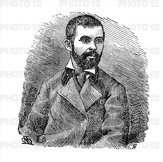 Carmel Navarro Llombart (1848-1893), called 'Constanti Llombart'. Radical Valencian writer. Drawi?