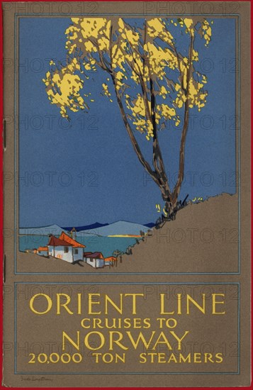 Tourist Brochure for Cruises by Norway and Nordic capitals, 1928.