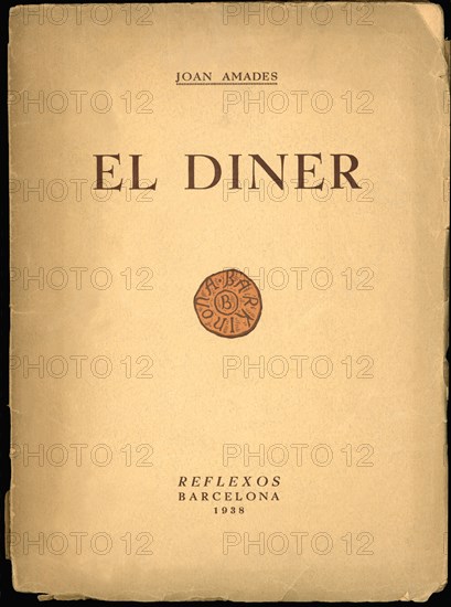 Cover of 'El diner' by Joan Amades, published by Editorial Reflexos, Barcelona, ??1938.