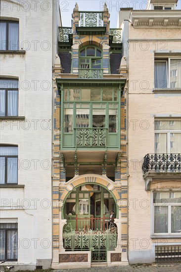 Maison Strauven, Brussels, Belgium, (1905), c2014-2017. Artist: Alan John Ainsworth.