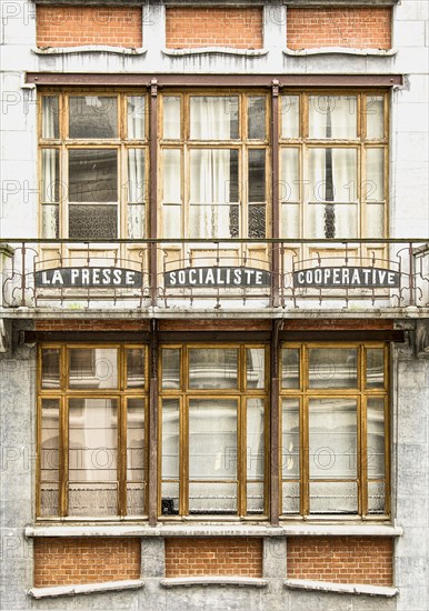 Le Peuple, 33-35 Rue Des Sables, Brussels, Belgium, (c1905), c2014-2017. Artist: Alan John Ainsworth.