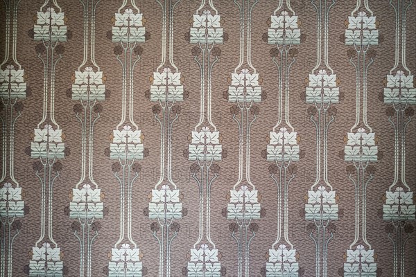 Wallpaper, House of the Quakers, 50 Sq. Ambiorix, 1899, (c2014-2017). Artist: Alan John Ainsworth.