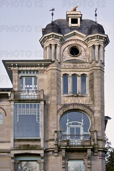 Chateau Delune, 86 Avenue Franklin Roosevelt, Brussels, Belgium, c2014-2017.  Artist: Alan John Ainsworth.