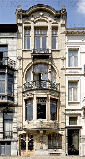 Maison Beukman, 83 RRue Faider, Brussels, Belgium, c2014-2017. Artist: Alan John Ainsworth.