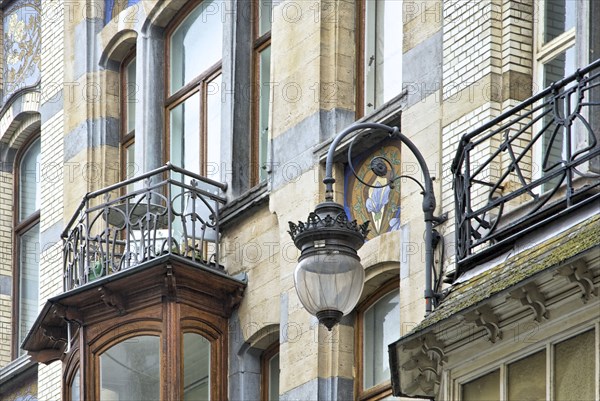 Avenue Jean Volders/Rue Vanderschrick, Brussels, Belgium, (1904), c2014-c2017. Artist: Alan John Ainsworth.