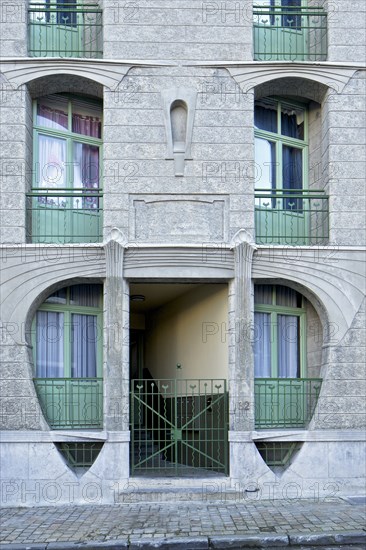 32-40 Rue Marconi, Brussels, Belgium, (1901), c2014-c2017. Artist: Alan John Ainsworth.