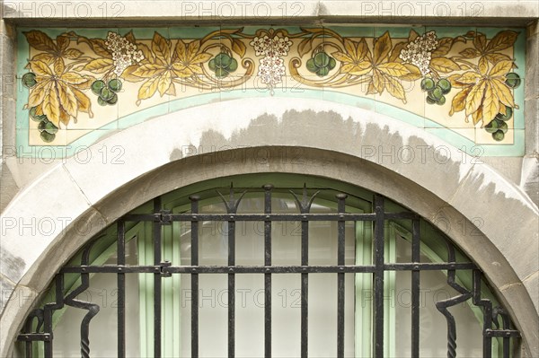 Miscellaneous Brussels art nouveau details, Belgium, c2014-c2017. Artist: Alan John Ainsworth.