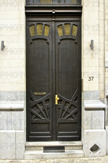 Miscellaneous Brussels art nouveau details, Belgium, c2014-c2017. Artist: Alan John Ainsworth.