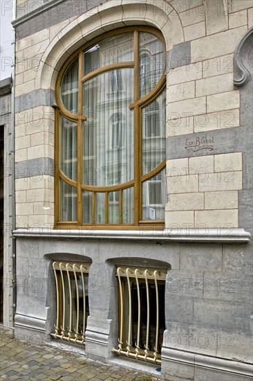 Miscellaneous Brussels art nouveau details, Belgium, c2014-c2017. Artist: Alan John Ainsworth.