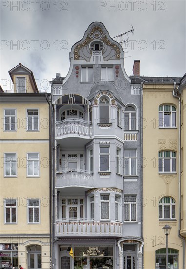 Jugenstil House, Graben 39, Weimar, Germany, (1904), 2018. Artist: Alan John Ainsworth.