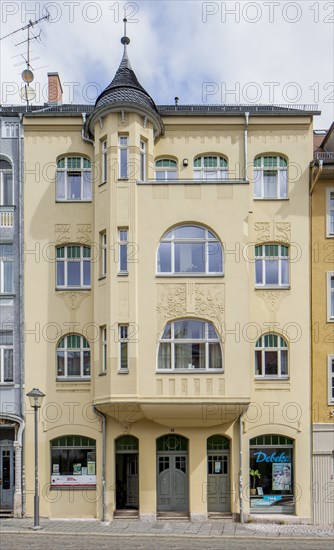 Jugenstil house, House, Graben 41, Weimar, Germany, 2018. Artist: Alan John Ainsworth.