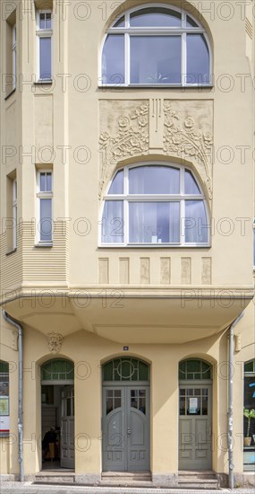 Jugenstil house, House, Graben 41, Weimar, Germany, 2018. Artist: Alan John Ainsworth.