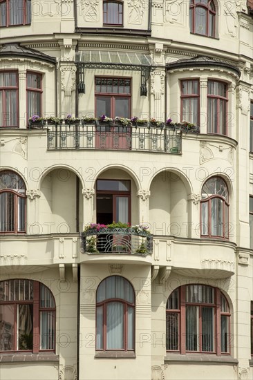 Hansahaus am Wielandplatz Apartment building, Weimar, Germany, (1905), 2018. Artist: Alan John Ainsworth.