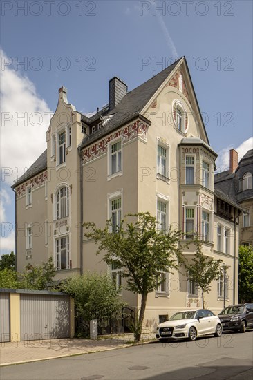 Jugenstil house, Cranachstrasse 12, Weimar, Germany, (1905), 2018. Artist: Alan John Ainsworth.