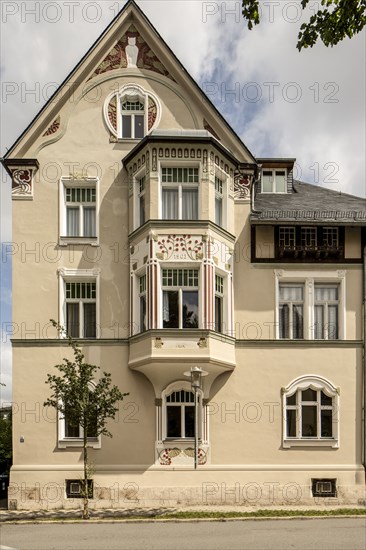 Jugenstil house, Cranachstrasse 12, Weimar, Germany, (1905), 2018. Artist: Alan John Ainsworth.