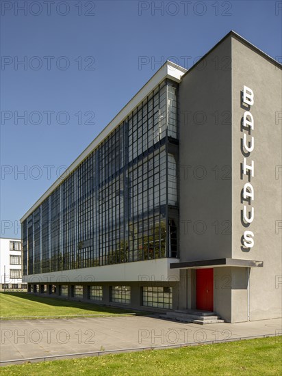 The Bauhaus building, Dessau, Germany, 2018.  Artist: Alan John Ainsworth.