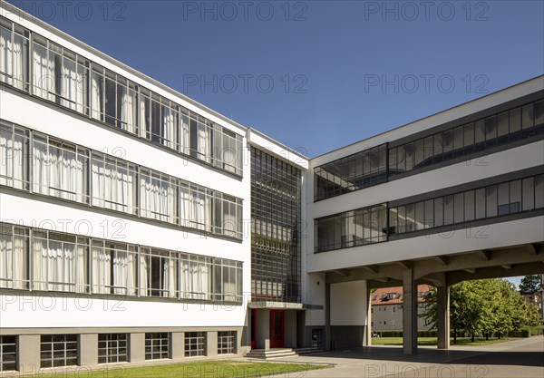 The Bauhaus building, Dessau, Germany, 2018.  Artist: Alan John Ainsworth.