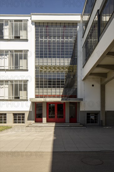 The Bauhaus building, Dessau, Germany, 2018.  Artist: Alan John Ainsworth.