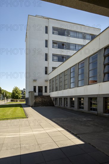 The Bauhaus building, Dessau, Germany, 2018.  Artist: Alan John Ainsworth.