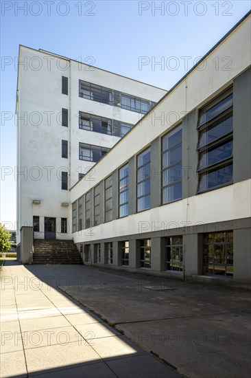 The Bauhaus building, Dessau, Germany, 2018.  Artist: Alan John Ainsworth.