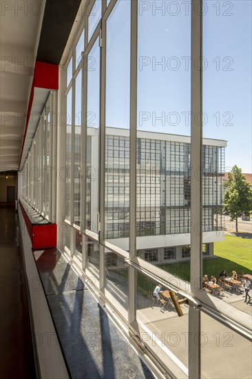 The Bauhaus building, Dessau, Germany, 2018.  Artist: Alan John Ainsworth.