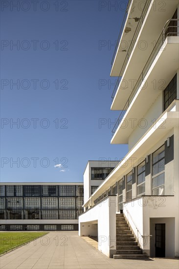 The Bauhaus building, Dessau, Germany, 2018. Artist: Alan John Ainsworth.