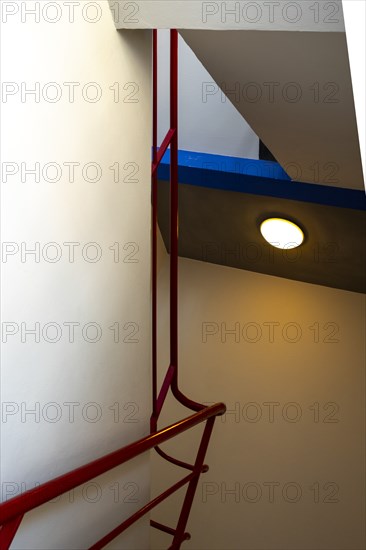 Staircase. The Bauhaus building, Dessau, Germany, 2018. Artist: Alan John Ainsworth.