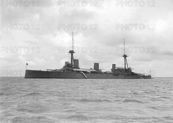 'HMS Indefatigable', 1912.  Creator: Kirk & Sons of Cowes.